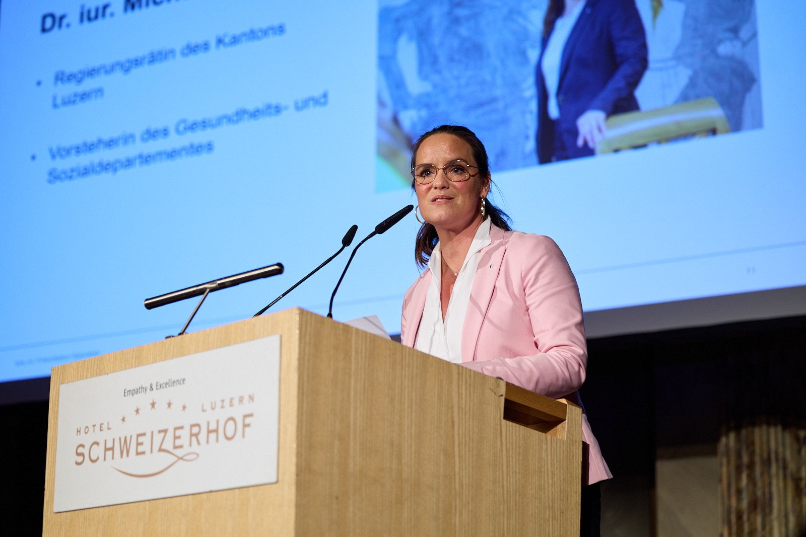 Dr. iur. Michaela Tschuor, Vorsteherin des Gesundheits- und Sozialdepartementes des Kantons Luzern