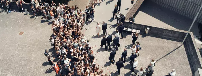 Royaler Besuch beim KV Luzern