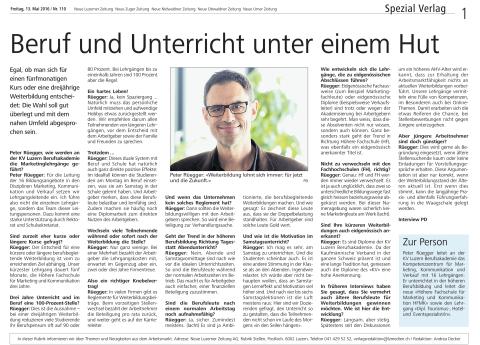 Beruf und Unterricht unter einem Hut KV Luzern Berufsakademie