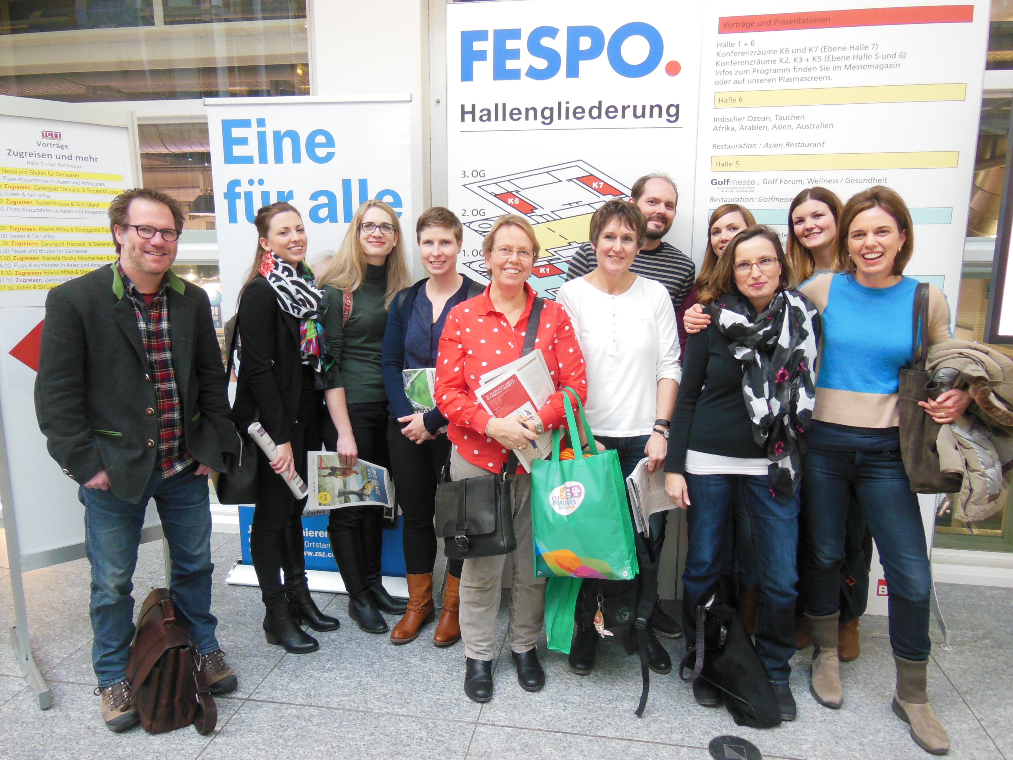 Tourismusklasse in Zürich an der FESPO KV Luzern Berufsakademie