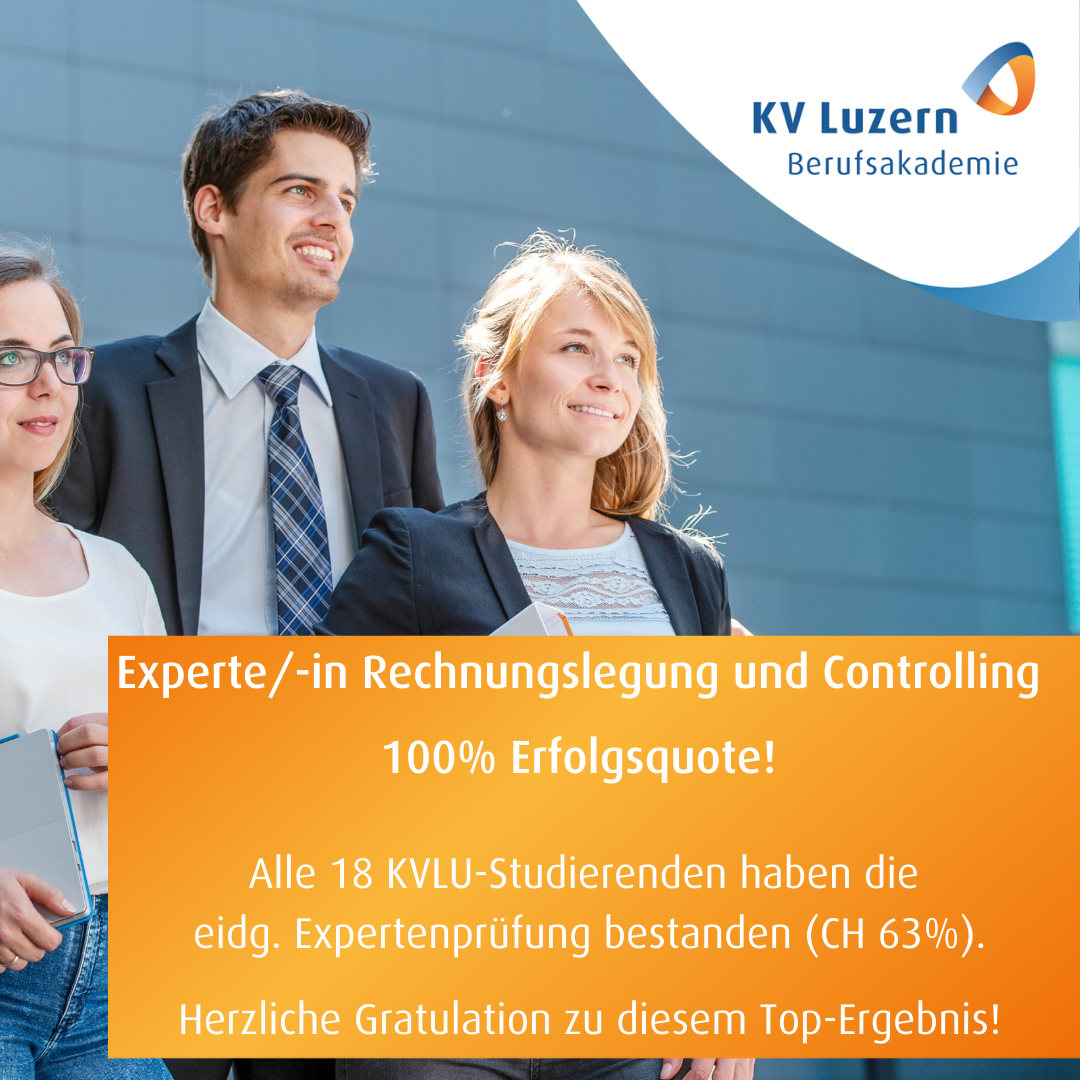 KV Luzern Berufsakademie Experte Rechnungslegung und Controlling