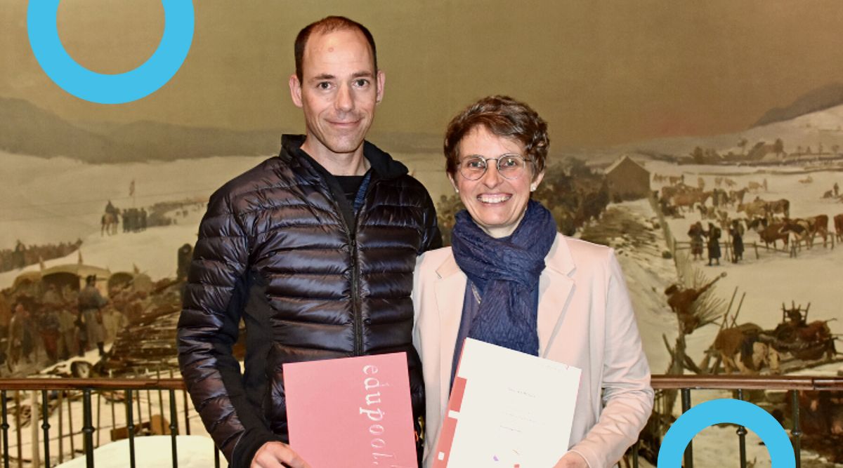 Silvia mit ihrem Mann