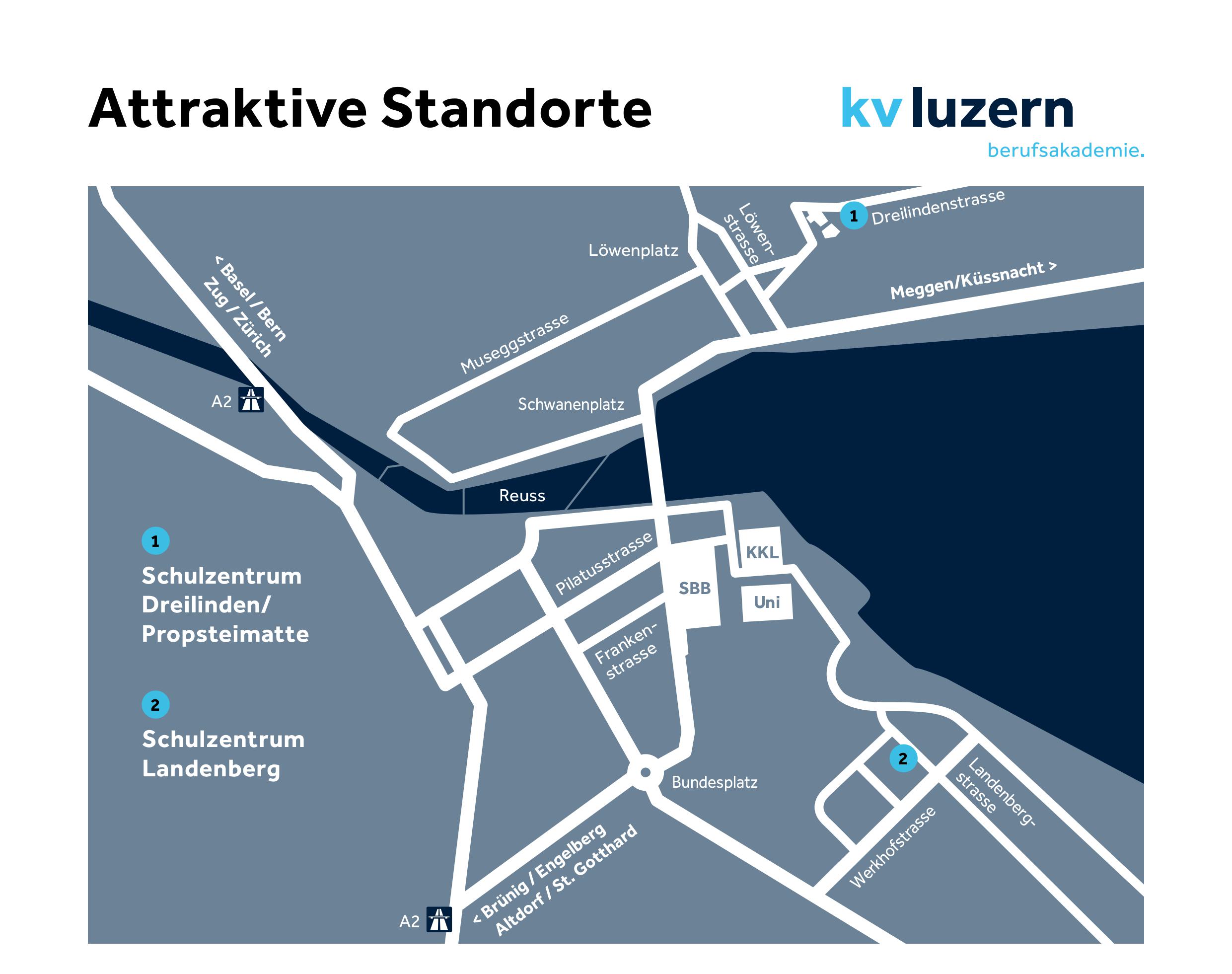 Lageplan Berufsakademie
