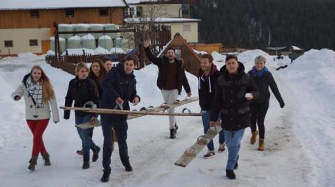 Fulminanter HFMK-Start im verschneiten Schwarzwald KV Luzern Berufsakademie