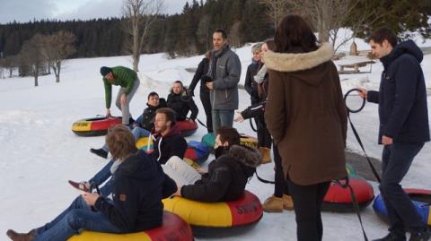 Fulminanter HFMK-Start im verschneiten Schwarzwald KV Luzern Berufsakademie